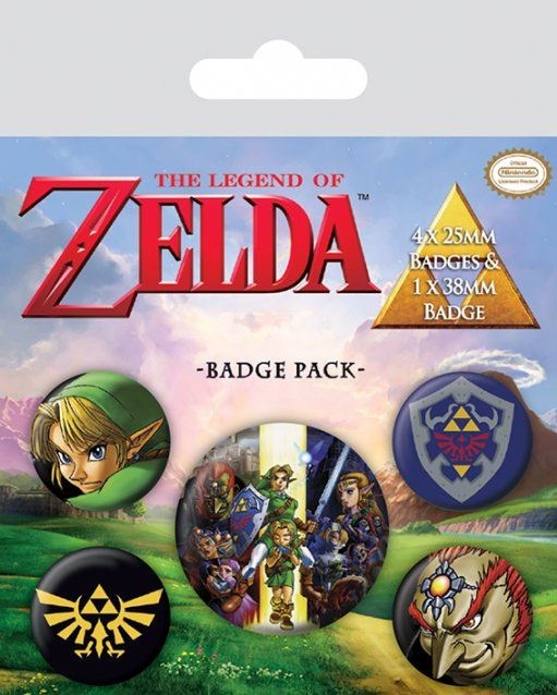 The legend of Zelda-pins 5-pack