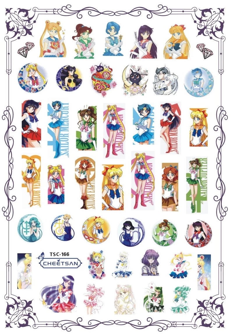 Nagelstickers - Sailor Moon (TSC-166)