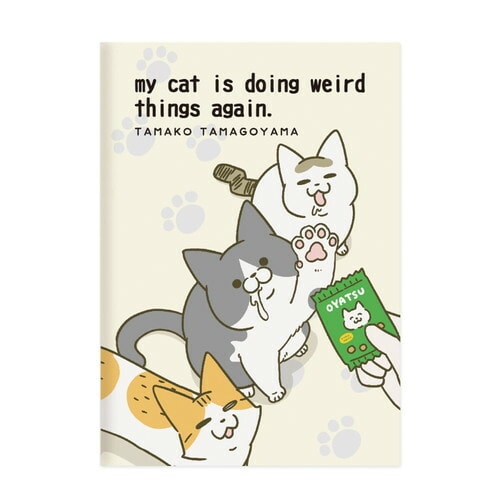 Anteckningsbok A5 - My cat is doing weird things again, snacks!