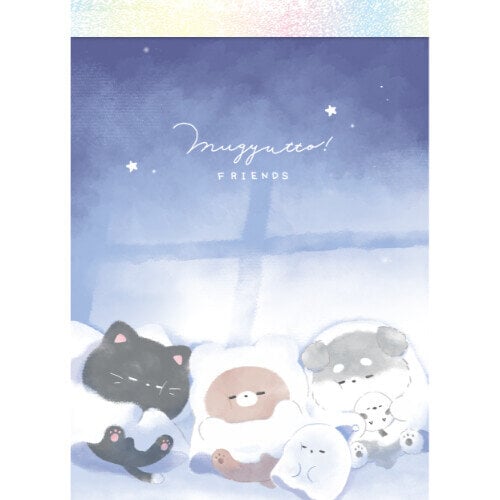 Litet Memo-block Mugutto Friends - Good Night 
