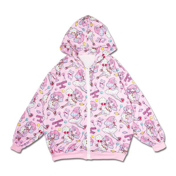 Oversize hoodie - Yume-chan, rosa
