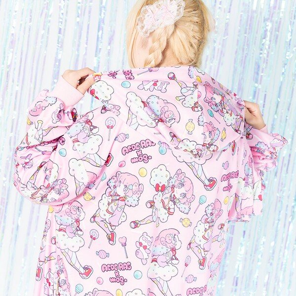 Oversize hoodie - Yume-chan, rosa