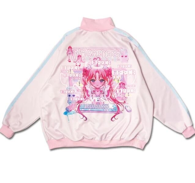 Oversize jacka - Peach Punch