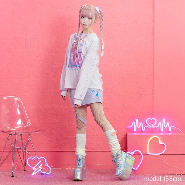 Oversize tröja - Peach Punch