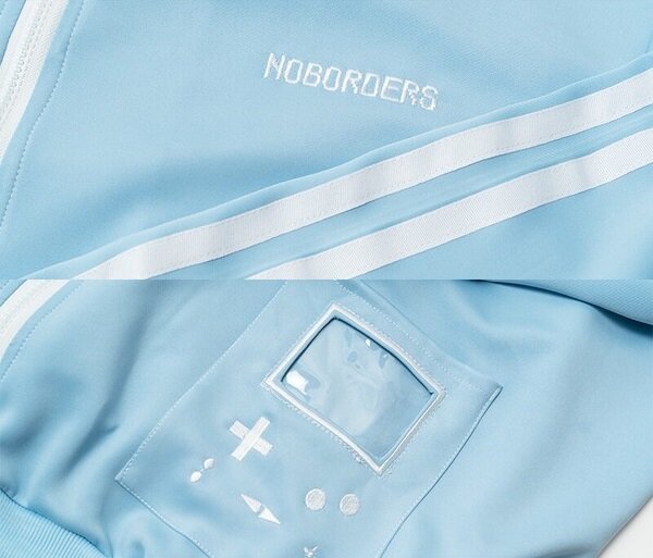 Oversize jacka - No Borders, blå