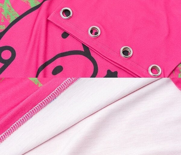 Oversize t-shirt - Gloomy, rosa