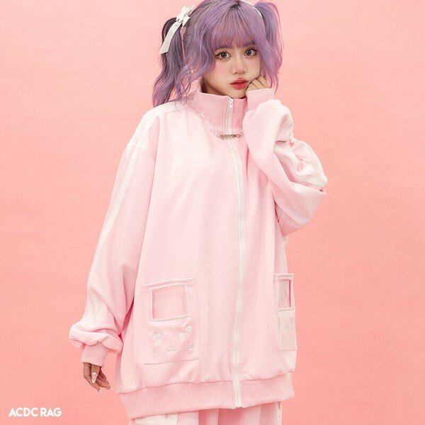 Jacket - Pastel Pink No Borders