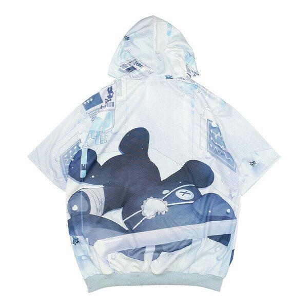 Oversize Short Sleeve Hoodie - Nurse