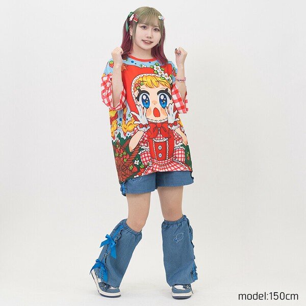 Oversize t-shirt - Reds Poppin Adventure