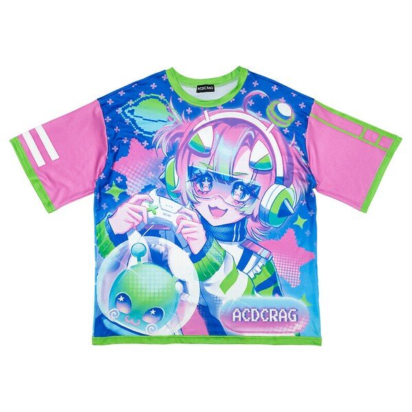 Oversize t-shirt - Neon Arcade