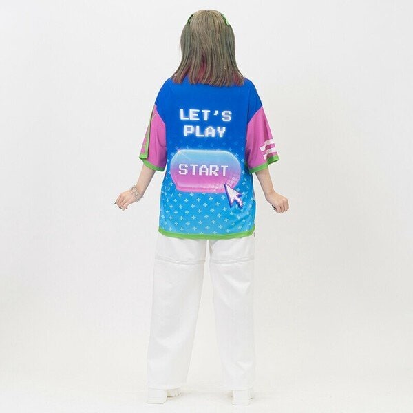 Oversize t-shirt - Neon Arcade