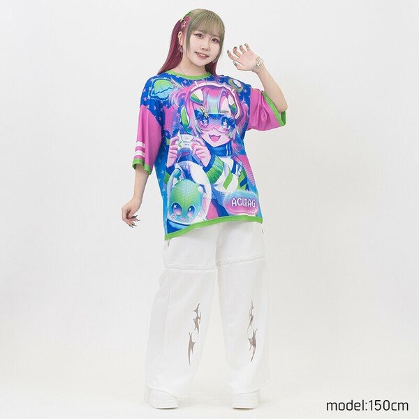 Oversize t-shirt - Neon Arcade