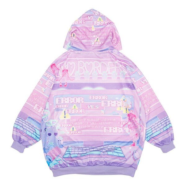 Oversize Hoodie - Cyber Desktop