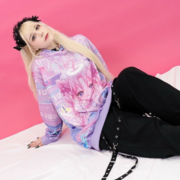 Oversize Hoodie - Cyber Desktop