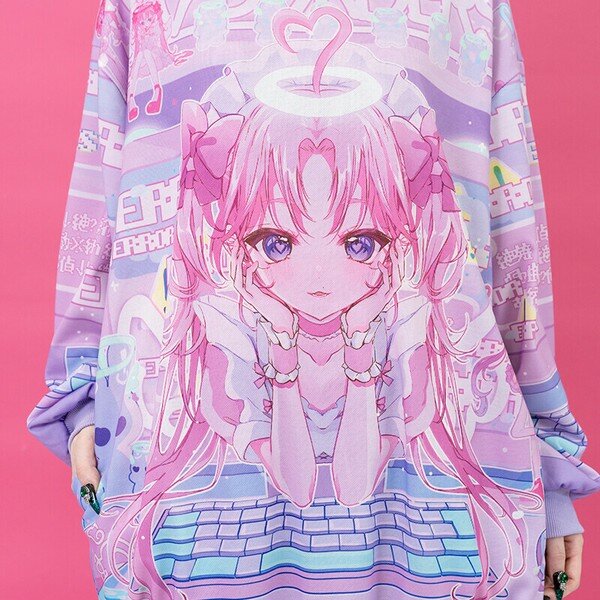 Oversize Hoodie - Cyber Desktop