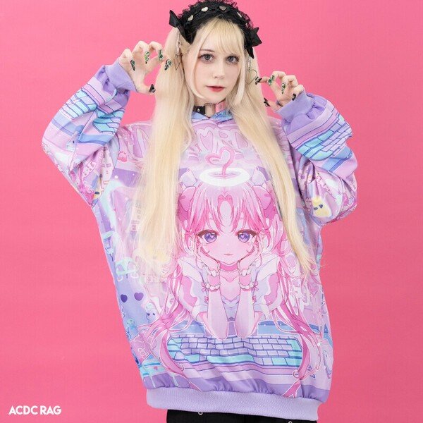 Oversize Hoodie - Cyber Desktop