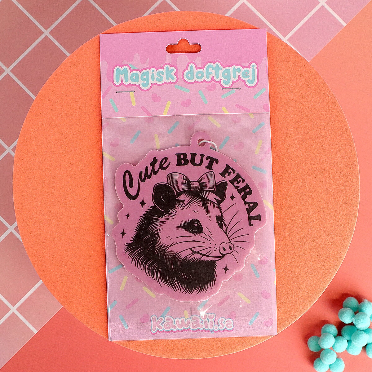 Air freshener - Cute But Feral Opossum