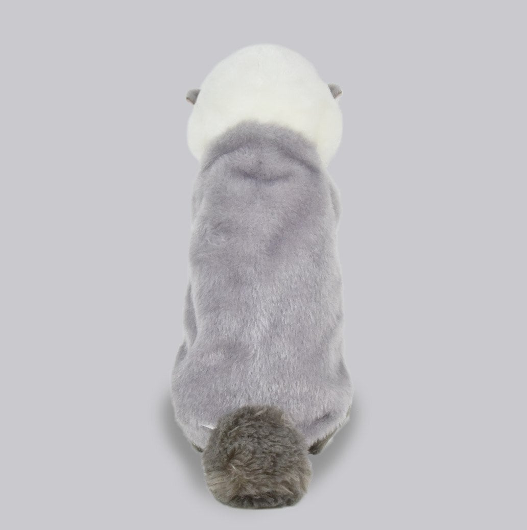 Plushie-pennfodral grå utter