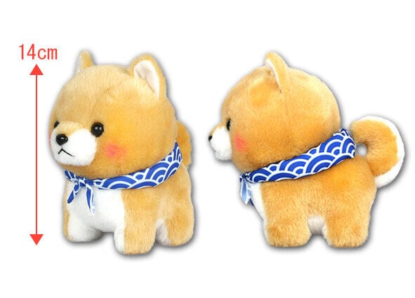 Plushie orange shiba, Mametaro