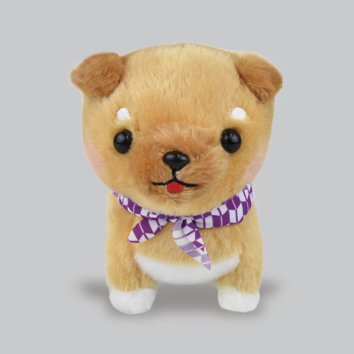 Plushie ljus Shiba med Scarf 15cm