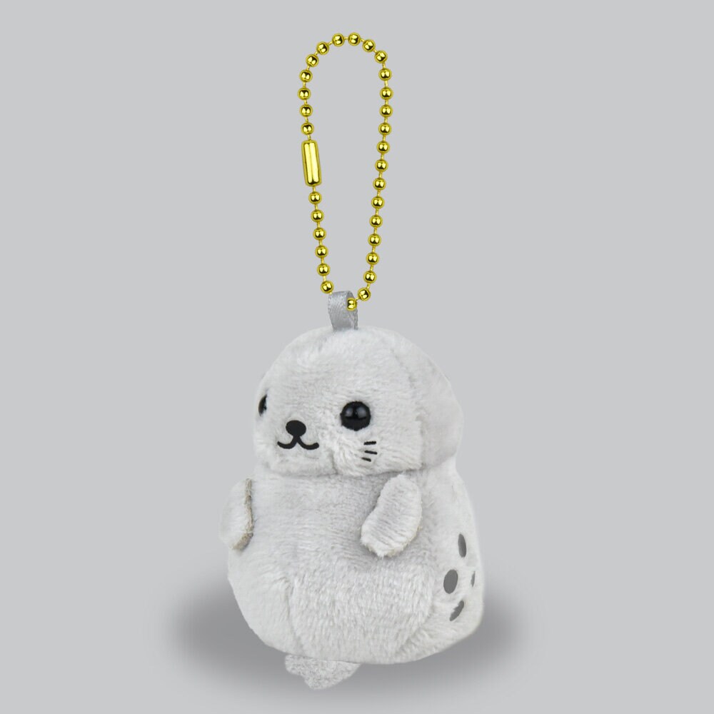 Plushie-hänge grå säl