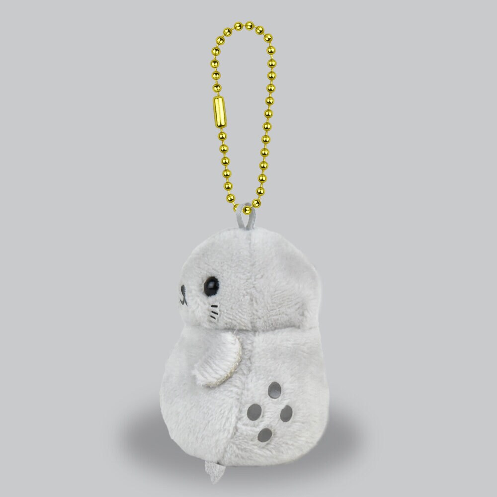 Plushie-hänge grå säl