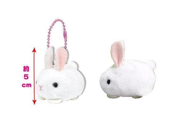 Plushie-hänge vit kanin, Puchimaru