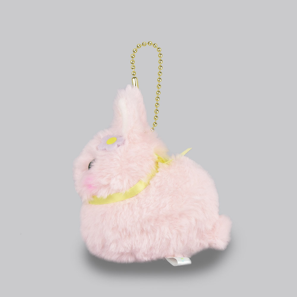 Plushie-hänge rosa kanin