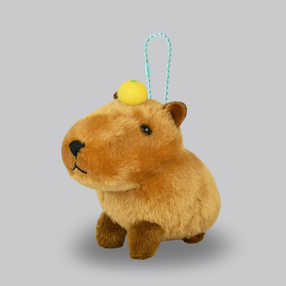 Plushie-hänge kapybara med yuzu