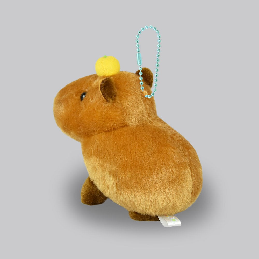 Plushie-hänge kapybara med yuzu