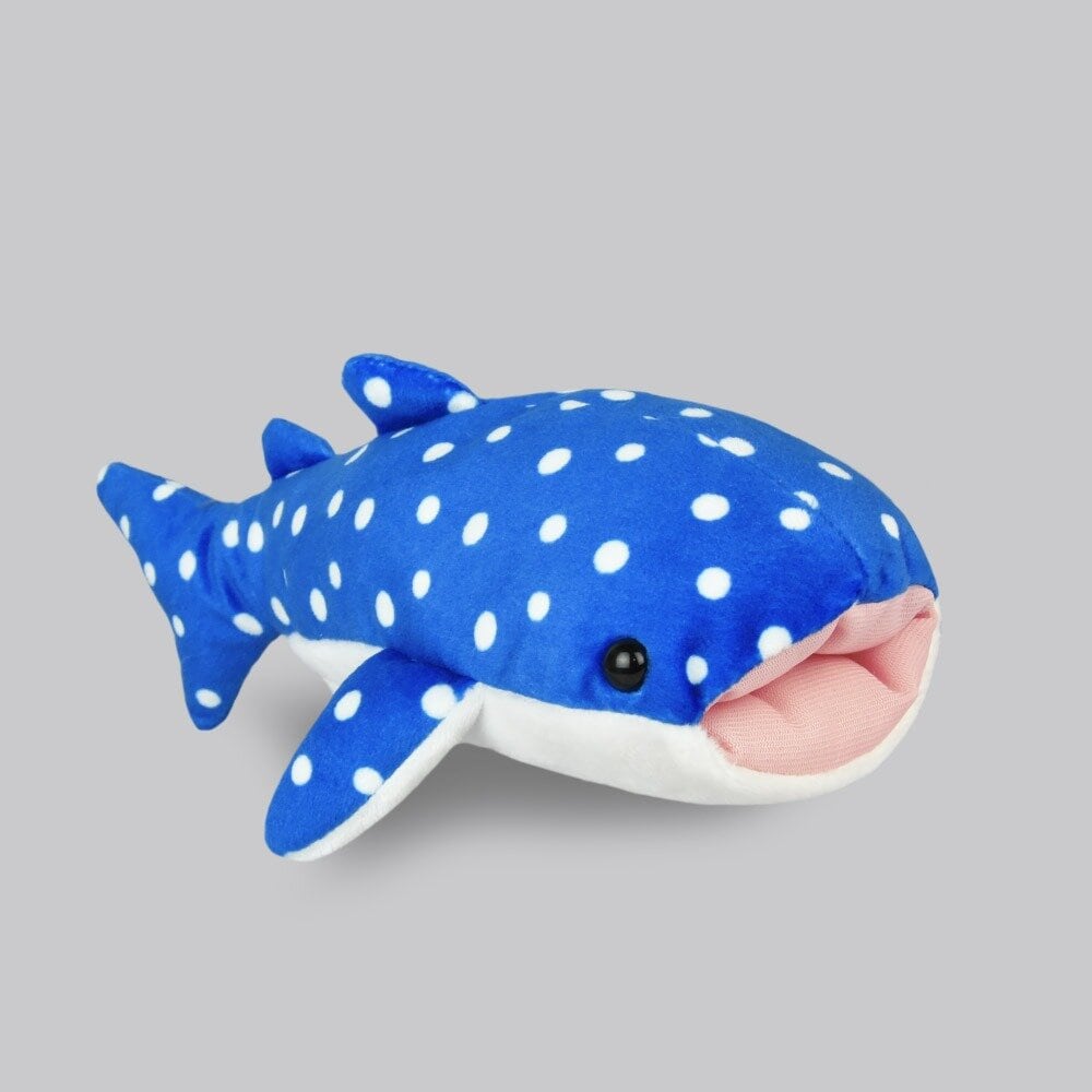 Plushie mörkblå valhaj, 23cm lång