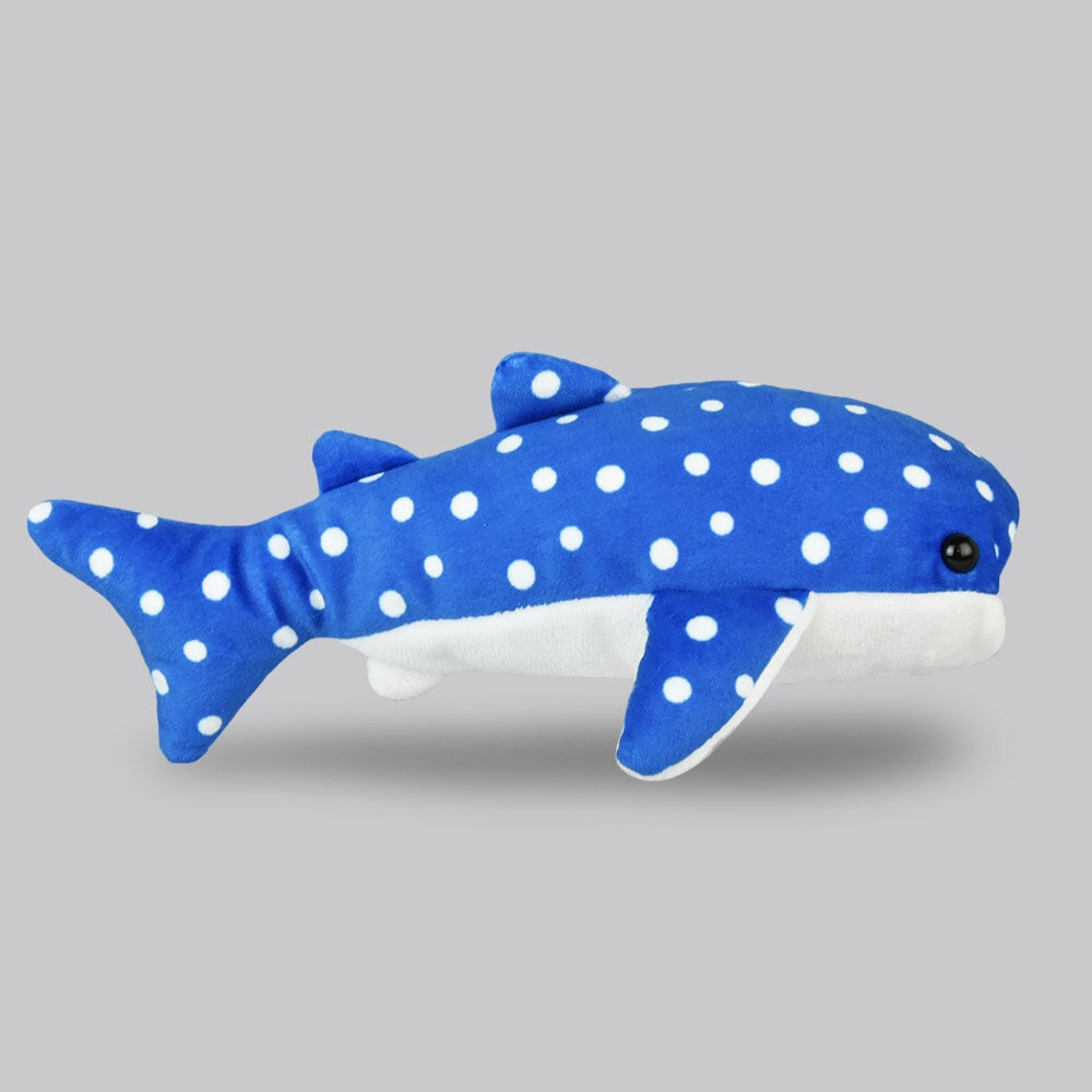 Plushie mörkblå valhaj, 23cm lång