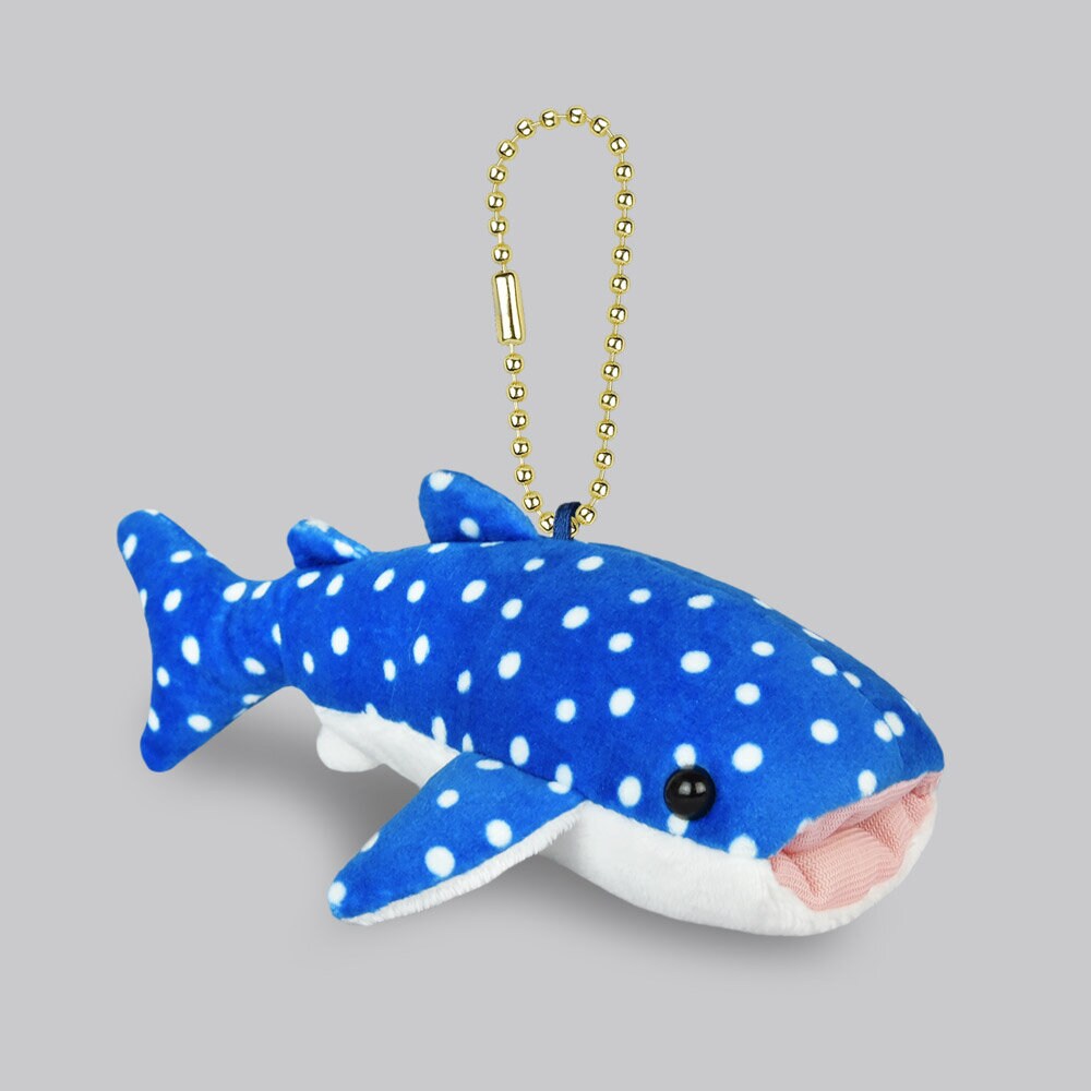 Plushie-hänge mörkblå valhaj