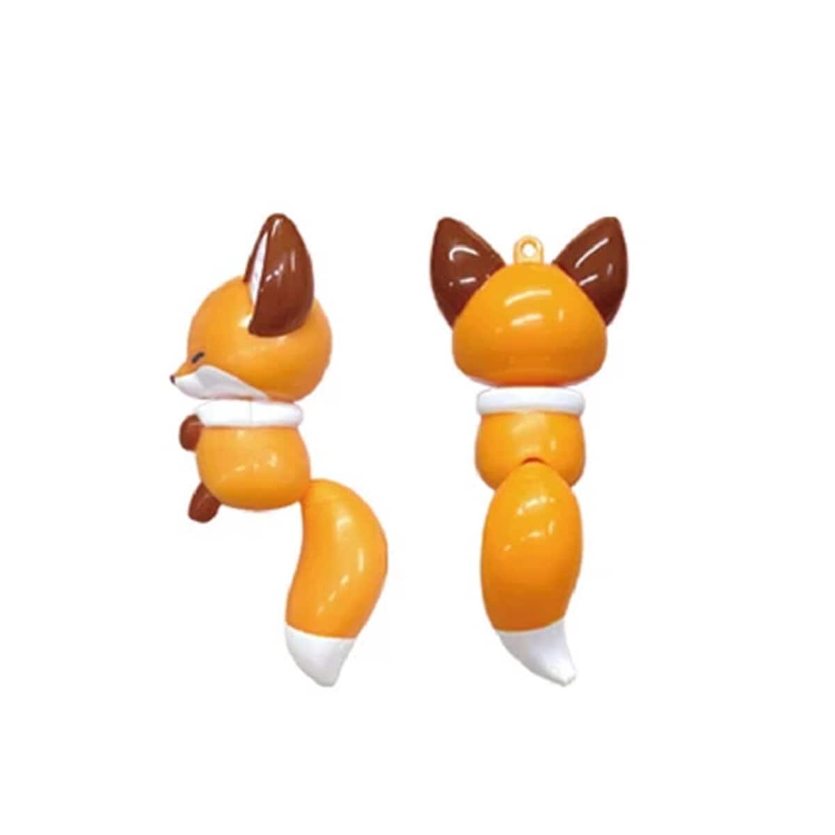 Nyckelring - Chokon to Kitsune Purapura Orange Räv 9cm