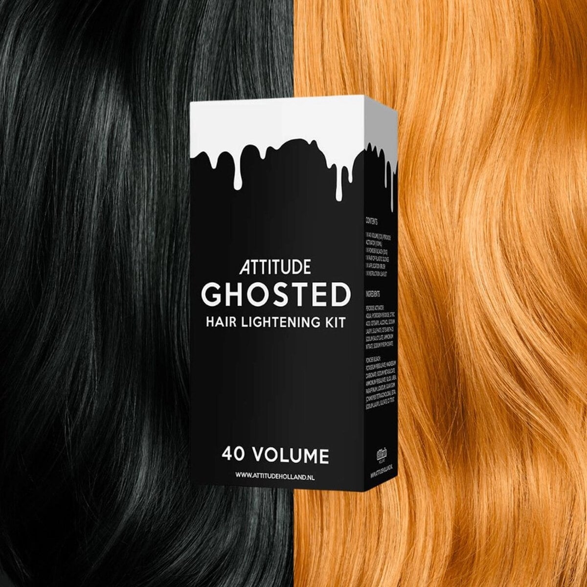 Attitude Ghosted Hair Lightening 40 (12%) 100ml KIT
