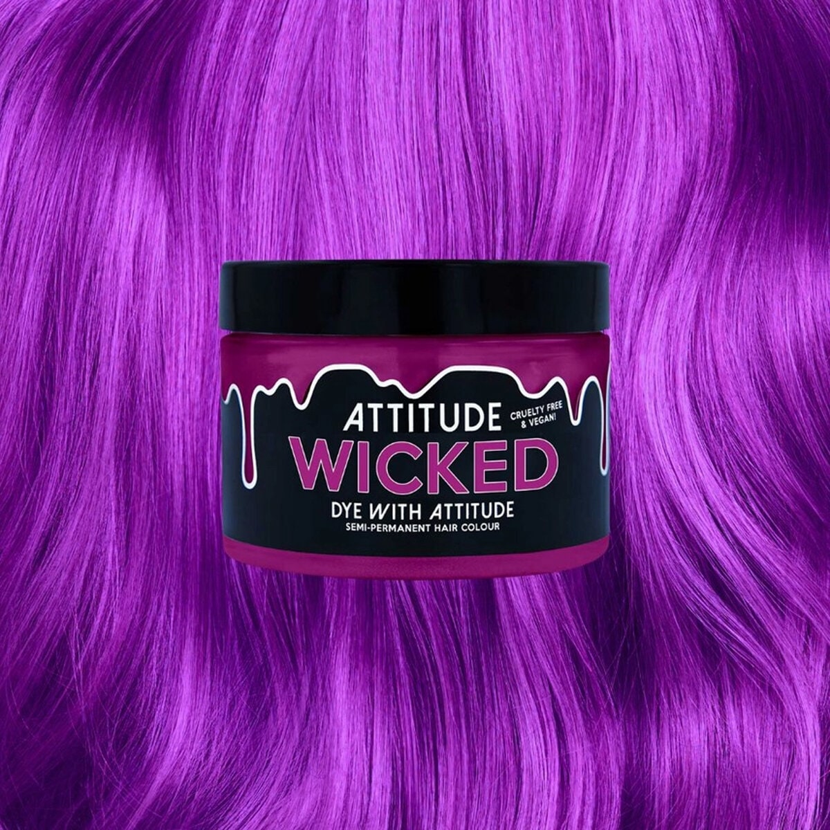 Attitude Wicked Purple 135ml Hair Dye