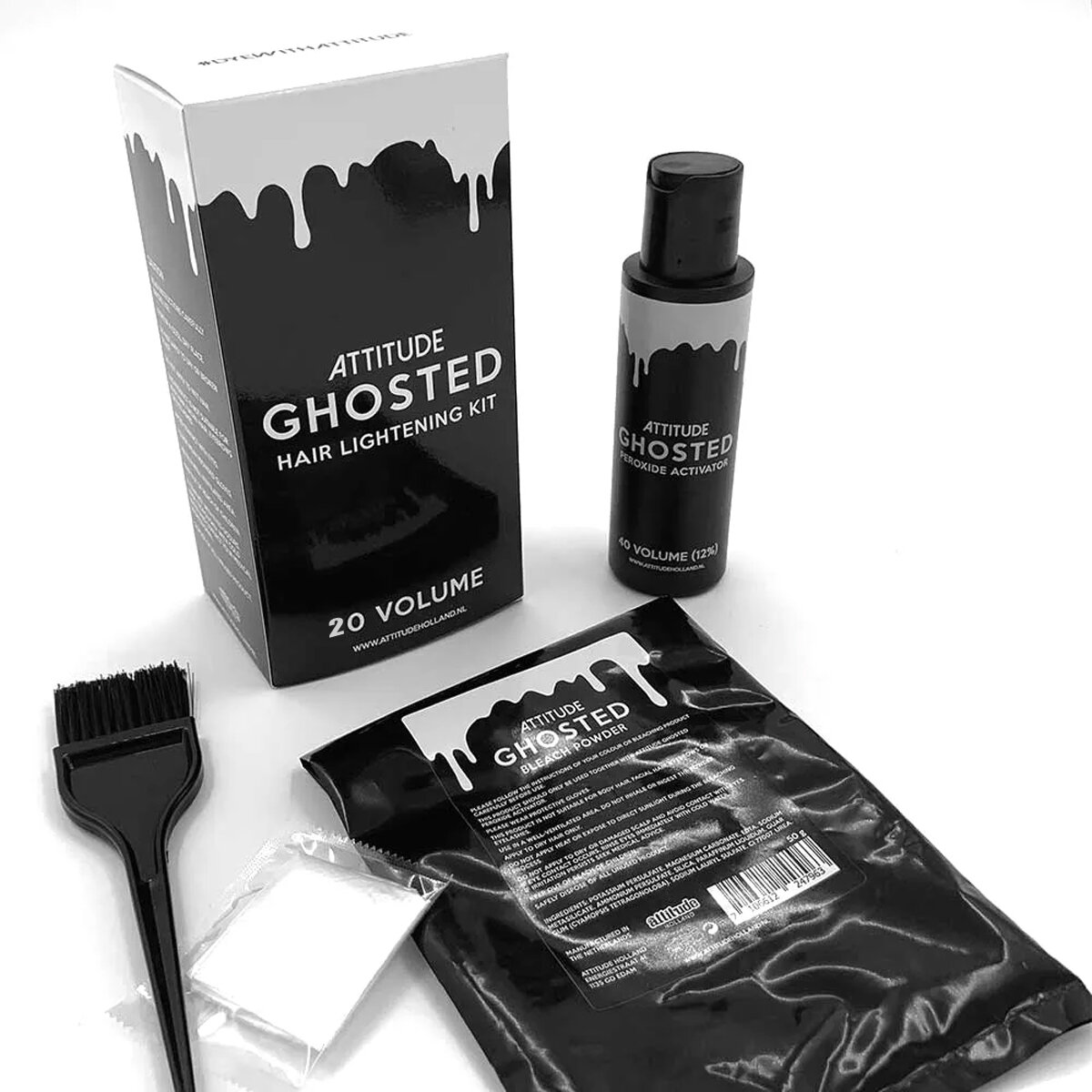 Attitude Ghosted Hair Lightening 20 (6%) 100ml KIT