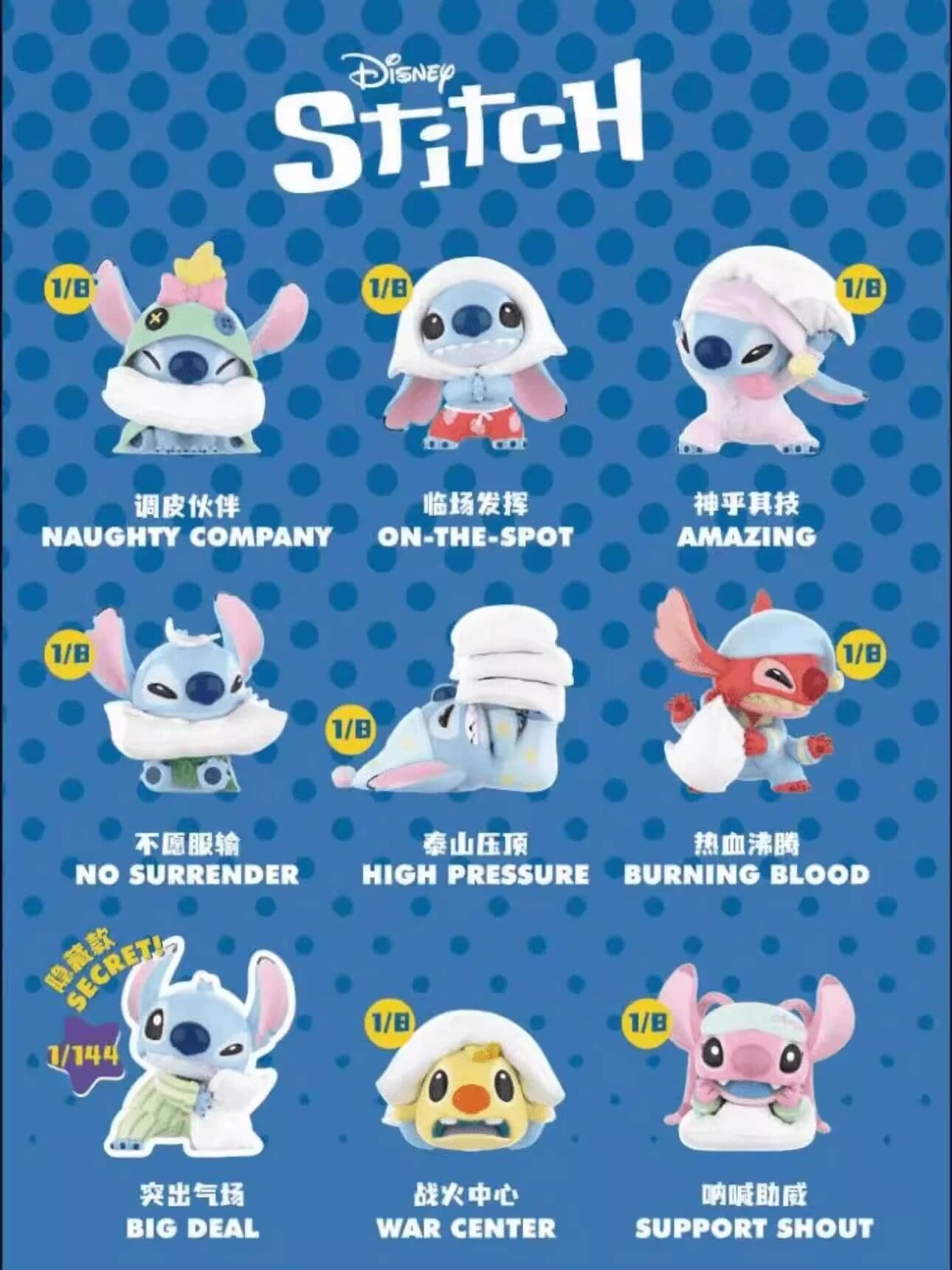 Blind Box - Stitch Pillow Fight Series