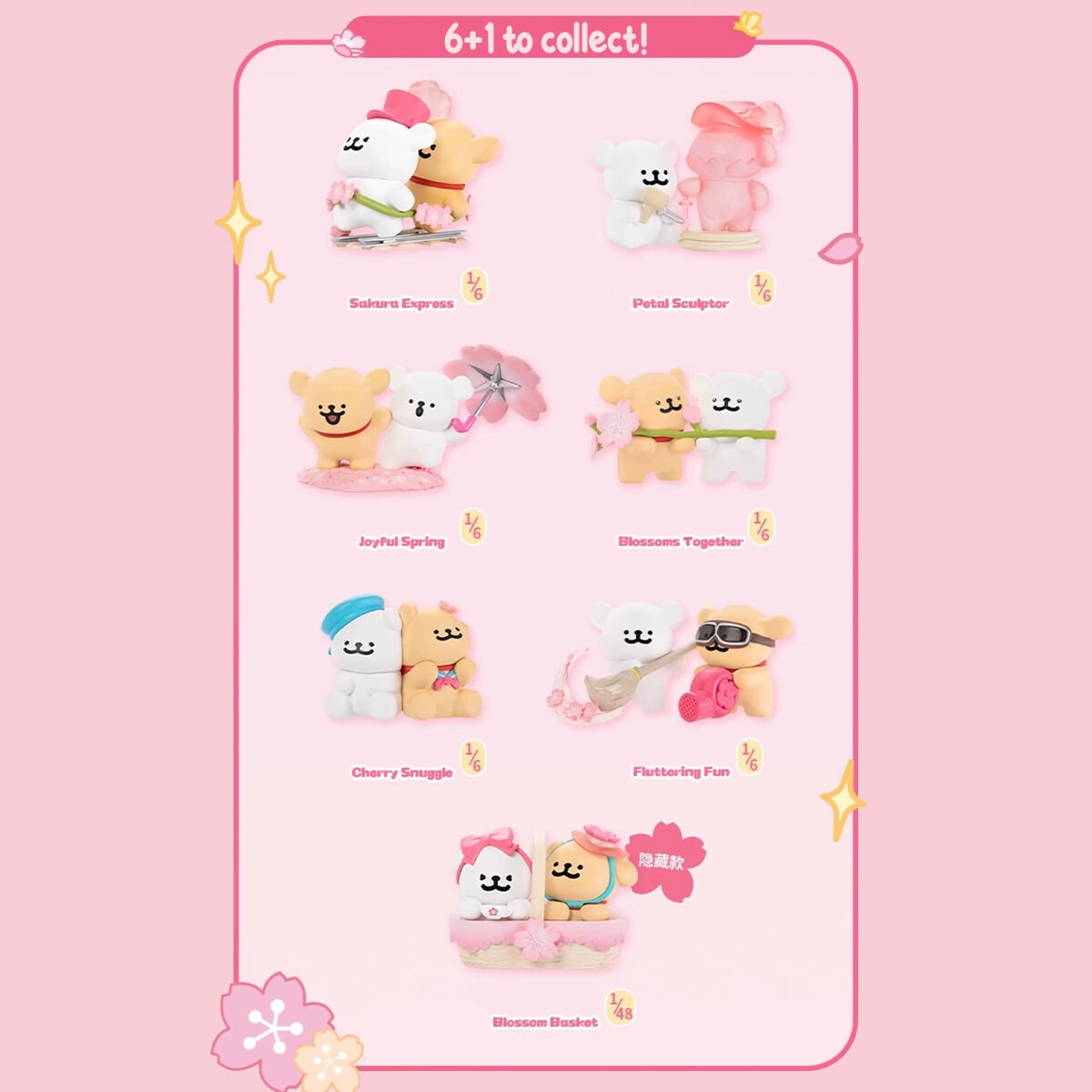 Funism Maltese Puppy Sakura Series Blind Box