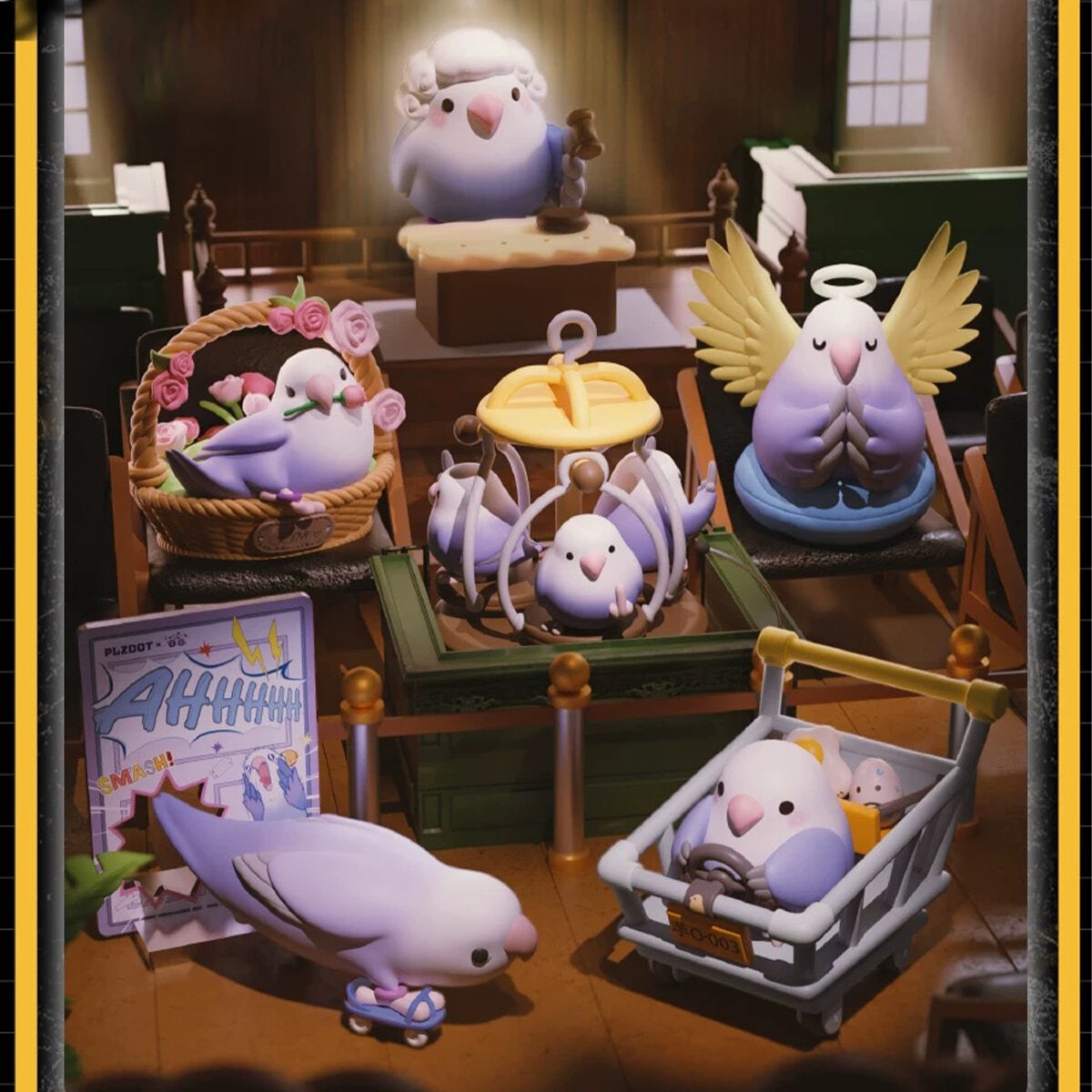 PLZDOT Love Bird Social Birdie Series Blind Box