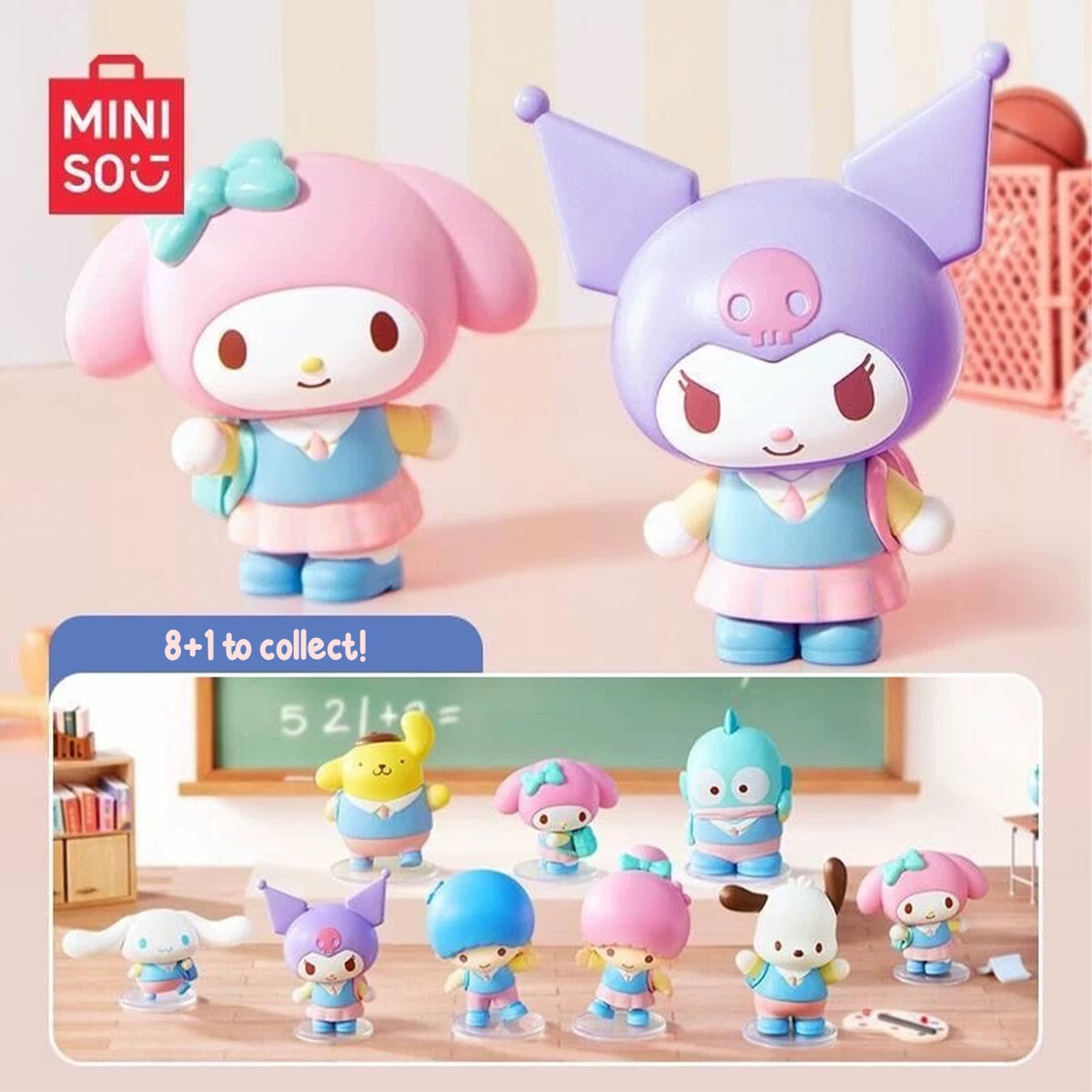 Miniso Sanrio Back to School Series Blind Box