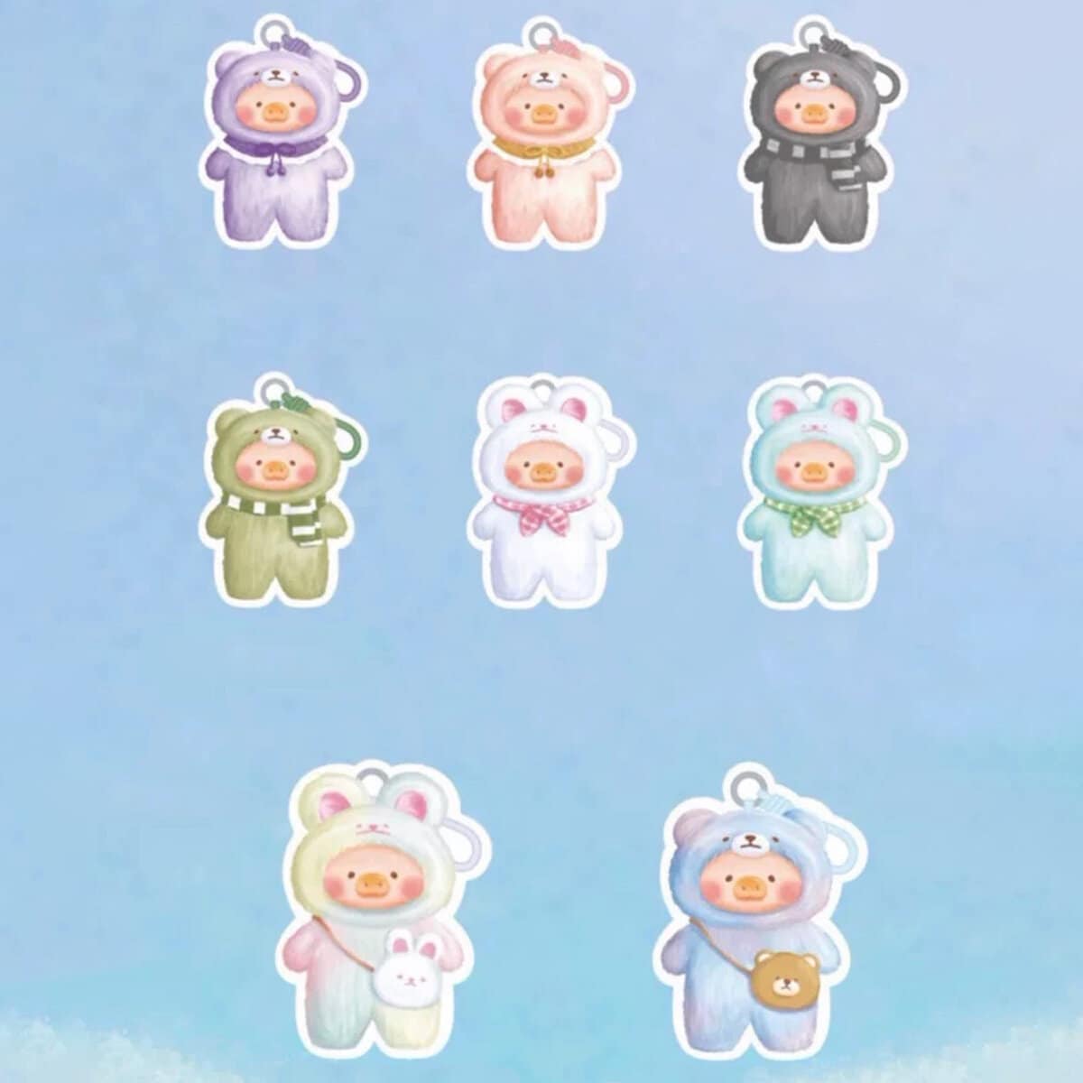 LuLu The Piggy Joyful Time Plush Pendant Blind Box