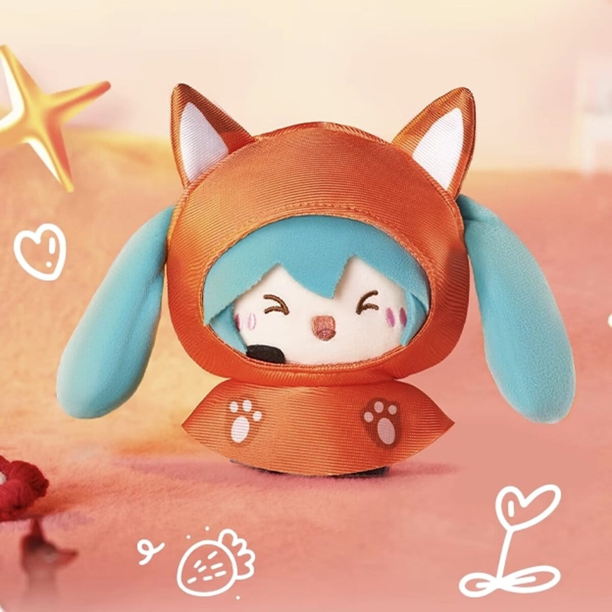 Hatsune Miku Rainy Days Series Plush Pendant Blind Box