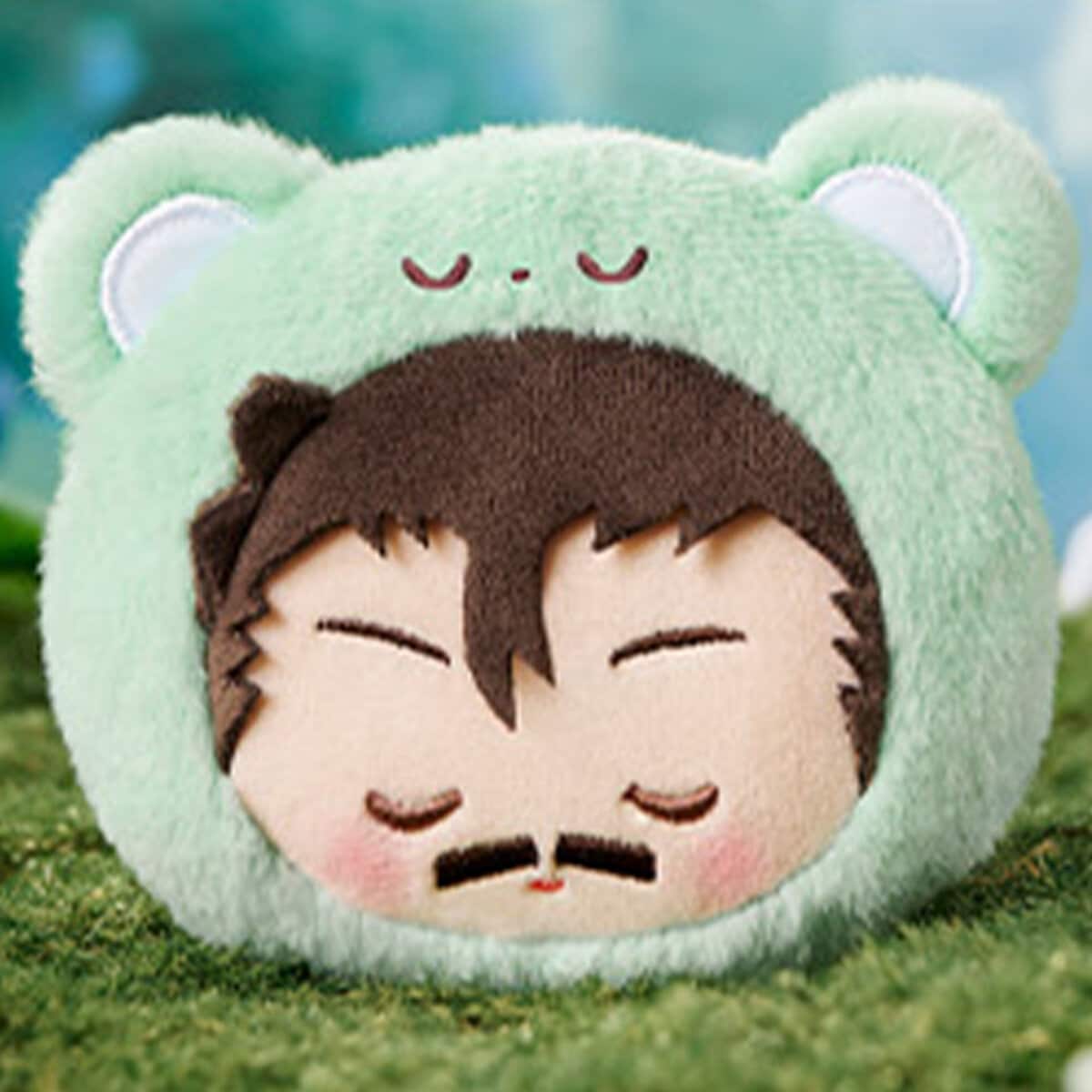 Detective Conan Plush Face Keychain Blind Box