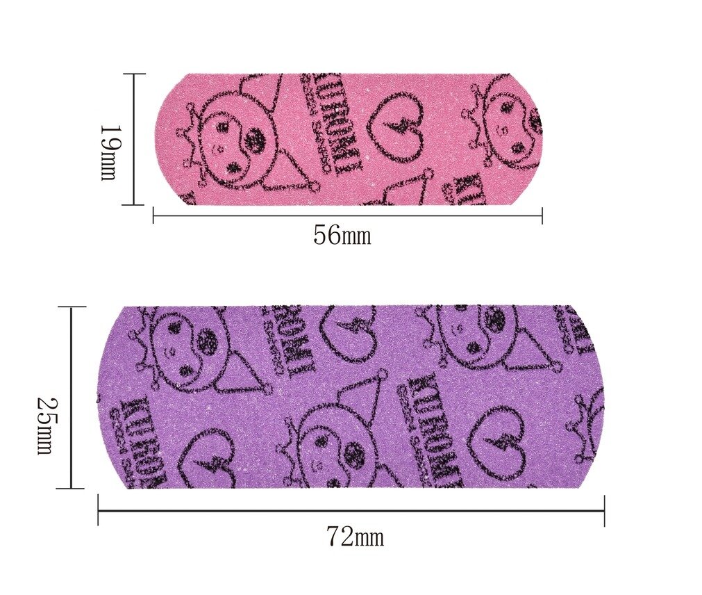 Glittriga Kuromi-plåster, 24-pack i plåtask