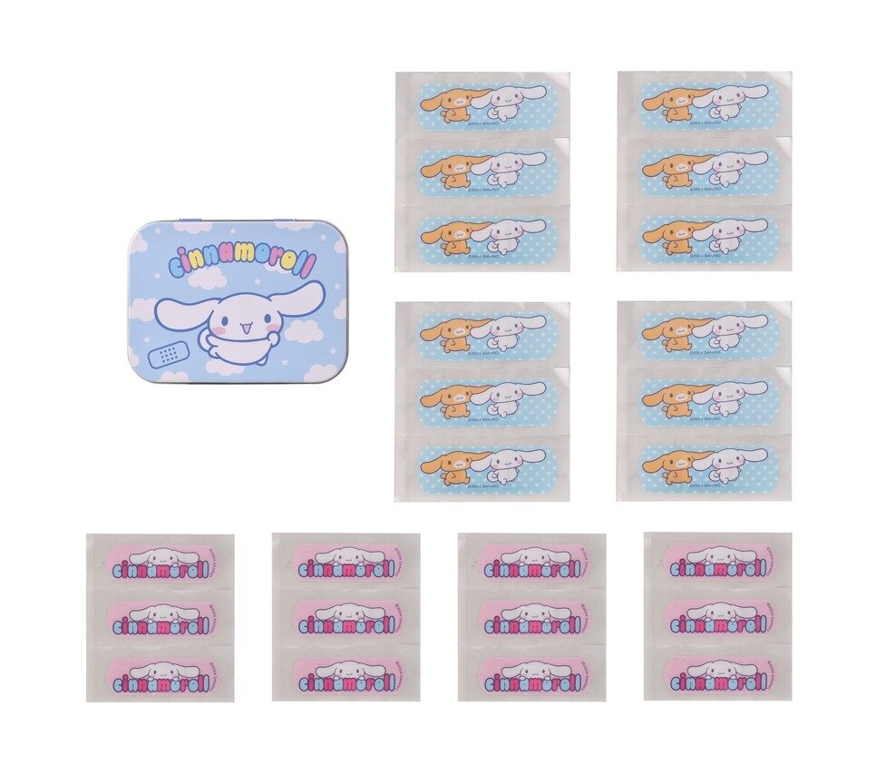Cinnamoroll-plåster, 24-pack i plåtask