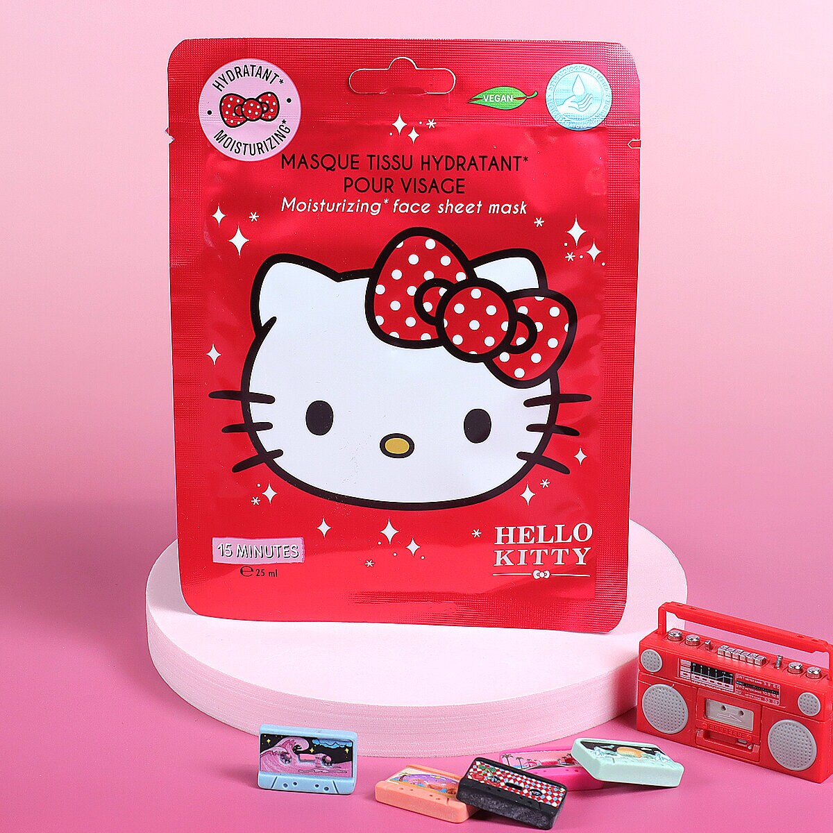 Hello Kitty moisturizing face sheet mask (9679)
