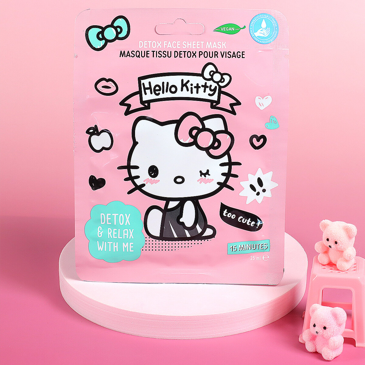 Hello Kitty detox face sheet mask