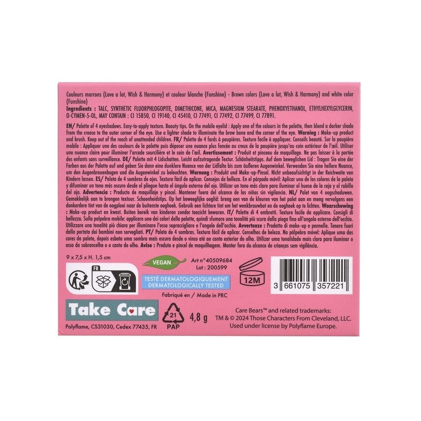 Care Bears eye shadow palette