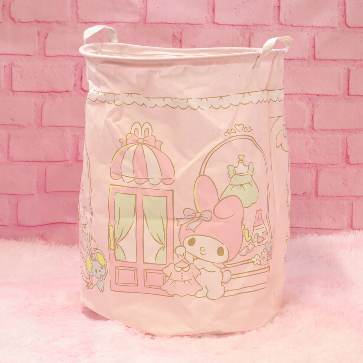 Tvättkorg - Rosa My Melody klädbutik